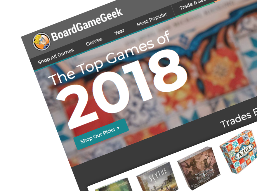 BoardGameGeek Redesign